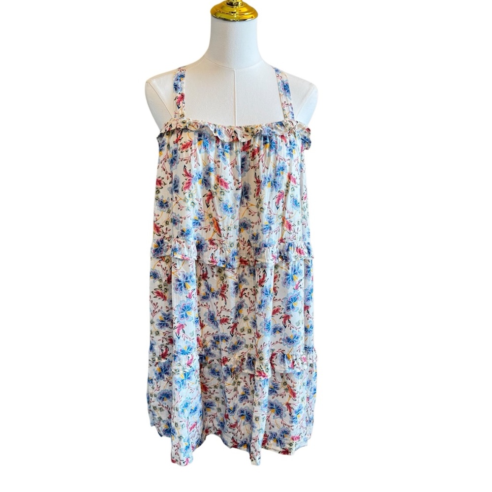 NWT Old Navy Floral Tiered Swing Dress Girls Plus Size XXL (18) Mini Cottagecore